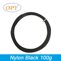 Premium Nylon PA66 3D Printer Filament - 1.75mm, 1kg Spool, Natural Finish (NYLON Black 100g)