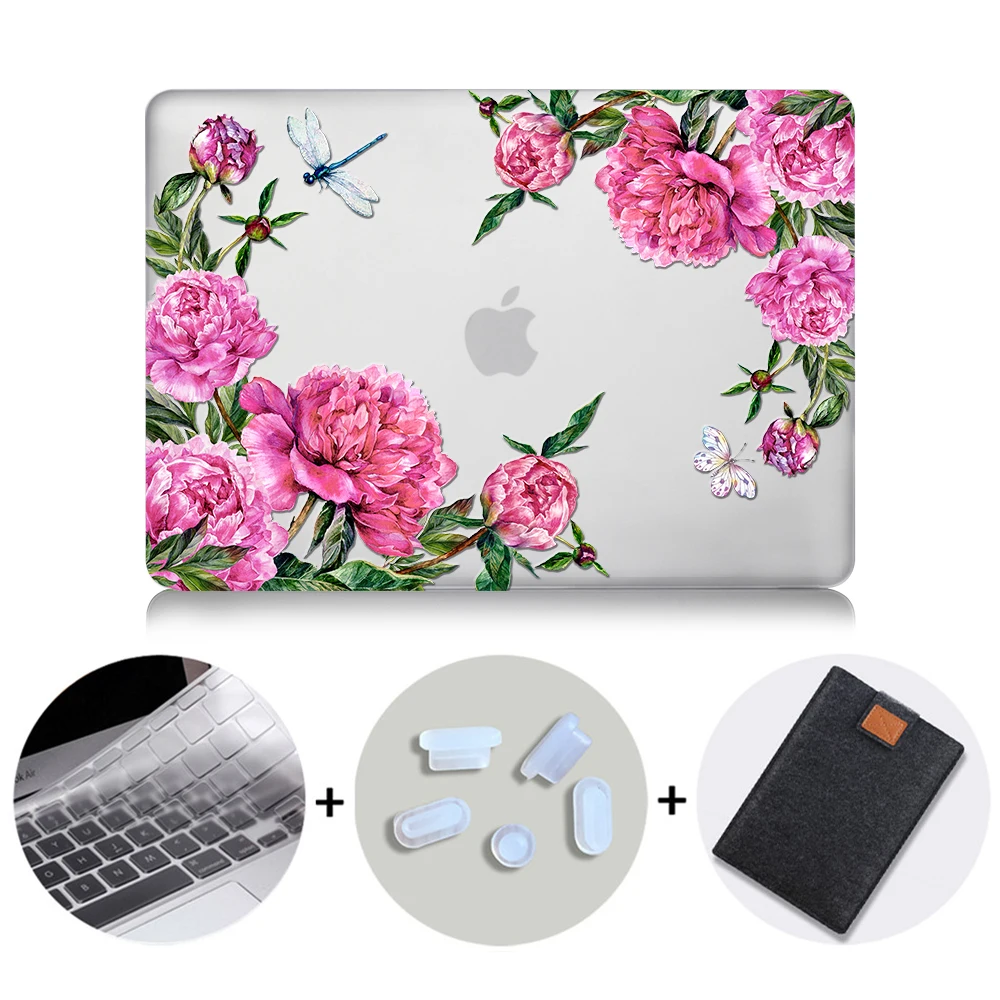 MB13 MTT чехол с цветами и кристаллами для Macbook Air Pro retina 11, 12, 13, 15, твердый цветочный чехол для mac book Pro 13,3 дюймов, сумка для ноутбука - Цвет: MB13