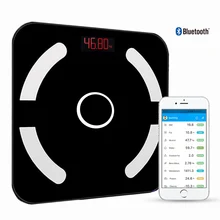 Bluetooth Weight Scale Bathroom Electronic Scale Body Fat Digital Smart Scale BMI Composition LED Display Sync APP Balance Floor