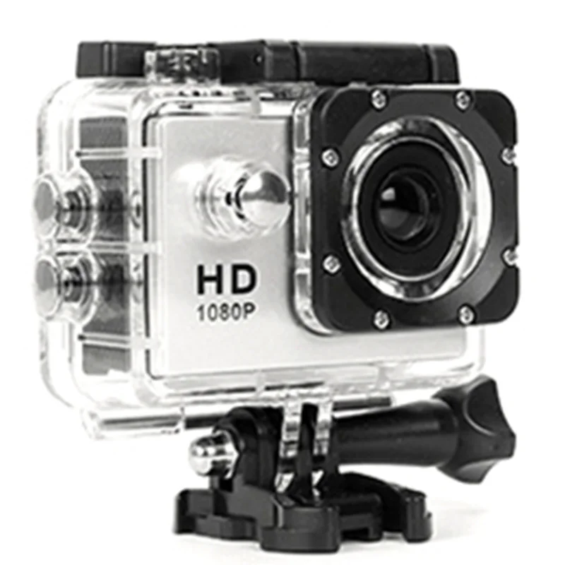 Silver 480P Motorcycle Dash Sports Action Video Camera Motorcycle Dvr Full Hd 30M Waterproof - Цвет: Silver