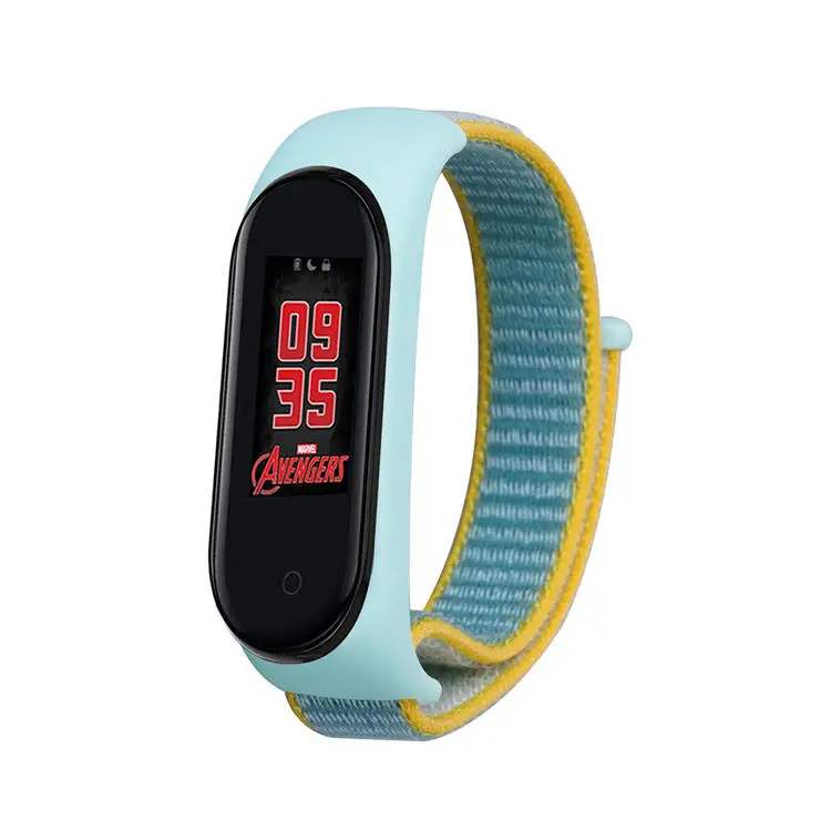 Nylon Strap Wristband for Xiaomi Mi Band 5 4 3 Wrist Bracelets Sport loop watch Belt Smart Watch Band Replacement Accessories 