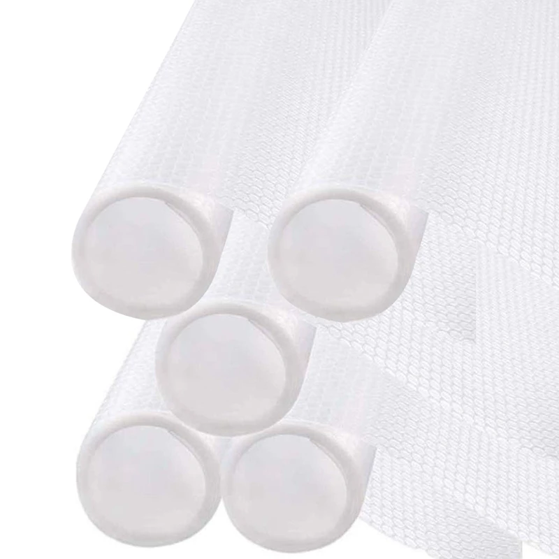 Shelf Lined with Non-Slip(Transparent 5 Rolls of 45X150cm) EVA Cabinet Cupboard Drawer Pad Refrigerator Liner Roller for | Дом и сад