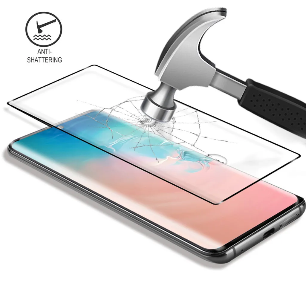 Полная защита из закаленного стекла для samsung Galaxy Note10/10+ 6,3 дюймов прозрачный упрочненный защитный экран Защита# G1