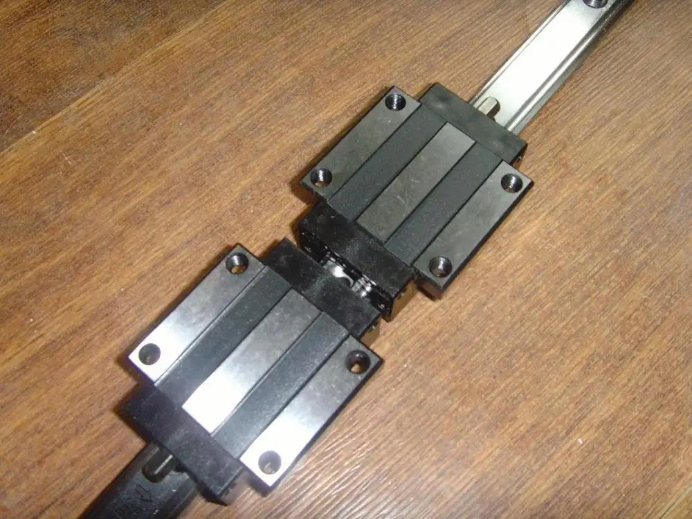 PMI 4pcs MSA20E N linear guideway carriage with 2pcs 350mm length guide
