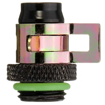 

2Pcs Barb Fitting Computer Water Cooling Radiator Copper Heatsinks Cooler Clamp For 3/8 Inch Id Tubing G1/4 Chromed Del