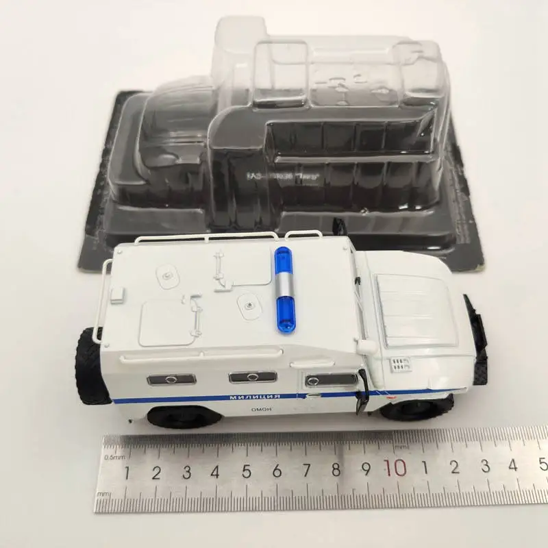 DeAgostini 1:43 ГАЗ-233036 ТИГР МИЛИЦИЯ ОМОН СССР автомобилей Грузовик литьё под давлением модельных автомобилей игрушки