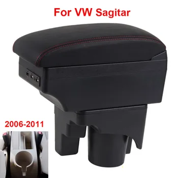 

For VW Sagitar Armrest box 2006 2007 2008 2009 2010 2011 Interior special Retrofit parts Car Armrest box Center Storage box