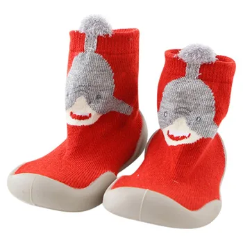 

Anti Slip Rubber Sole Baby Shoes Toddler First Walker Baby Girl Kids Soft Rubber Sole Baby Shoe Knit Sock Shoes 0-4T