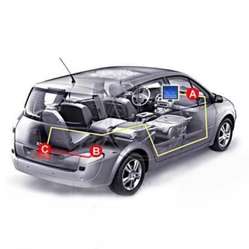 

Waterproof Car License Plate Frame Rear View Camera & LED Light Night Vision Cam R2LC