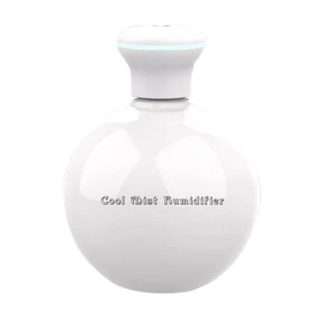 

USB Mini Car Humidifier Office Three-In-One Air Atomization with Light Colorful Desktop Humidifier(White)