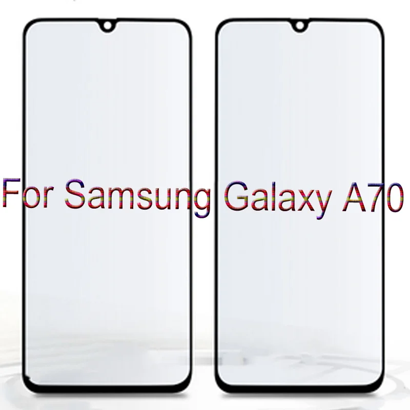 A + качество дигитайзер сенсорного экрана для Samsung Galaxy A70 стеклянная панель 70 без