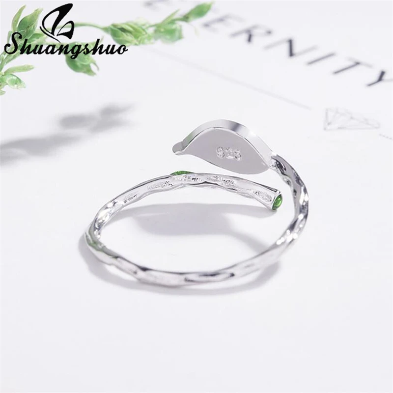 Shuangshuo, модное регулируемое лунное кольцо, цепочка, подвеска, лунные кольца для женщин, девочек, подарки на день рождения, серебряные ювелирные изделия, милые, bague femme
