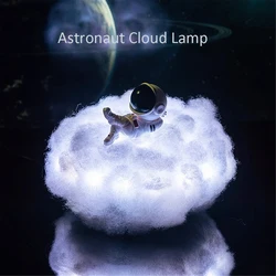 Lampe de nuage d'astronaute couleur de rêve, décoration de chambre à coucher, cadeau de noël et nouvel an pour enfants, attrape rêves à distance, lumières de nouveauté 