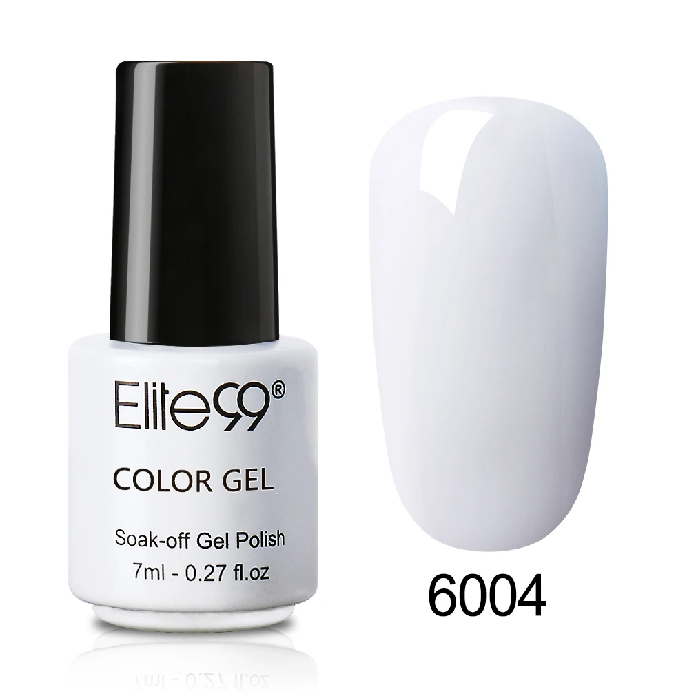 6004 Elite99 7 мл Гель-лак one step УФ светодиодный био-Гели Soak Off Гель-лак для маникюра 3 в 1 нейл-арта Лаки Гибридный стойкий гель Краски - Цвет: 6004