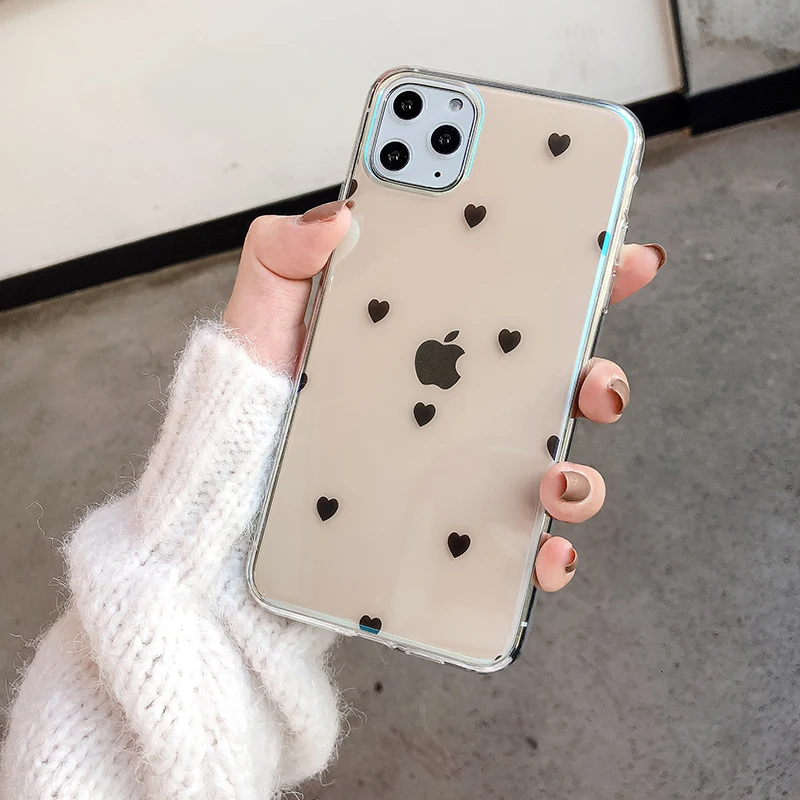 GlamPhoneCase простой Love чехол для телефона для iPhone11Pro/Max X XS Max XR Мягкий силиконовый чехол для iPhone11 7 8 6 6s Plus чехол