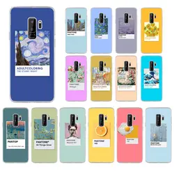 Vingate Vincent Van Gogh Pantone эстетическое искусство цветной чехол для телефона для samsung S5 S6 edge plus S7 edge S8 Plus S9 Plus note 8 9