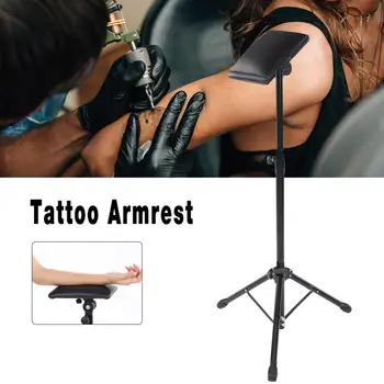 

Tattoo Accesories Portable Foldable Tattoo Arm Leg Rest Height Adjustable Tattoo Armrest Tripod Stand With Soft Sponge Pad
