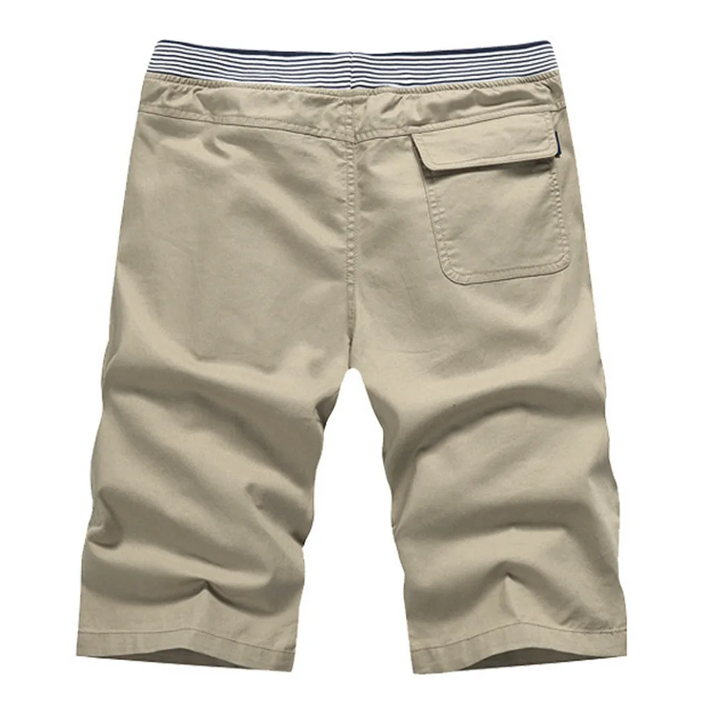New Shorts Men Hot Sale Casual Beach Shorts Men's Summer Fashion Casual Pure Color Loose Comfort Sports Beach Shorts Size 5XL