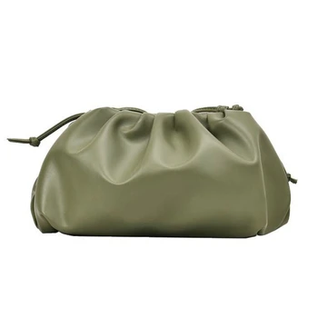 

Luxury Designer Women Shoulder Bag Pleated Dumpling Female Messenger Bag Small Cute Ladies' Crossbody Handbag Daily Clutch Bag