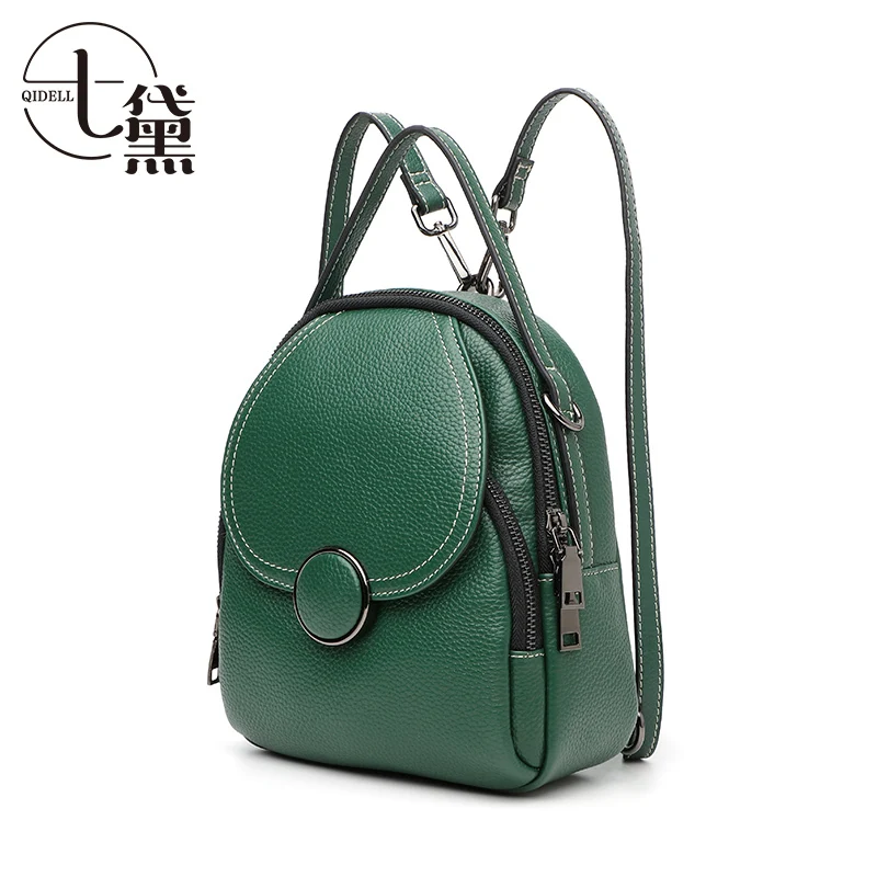 

2020 Female Small Backpack Genuine Leather Shoulder Bag/ School Bags for Teenage Girls