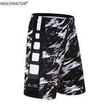 Спортивные баскетбольные шорты с карманами на молнии, свободные до колена, с буквенными пятнами, летние, для бега, камуфляжные, дышащие, мужские, пять штанов