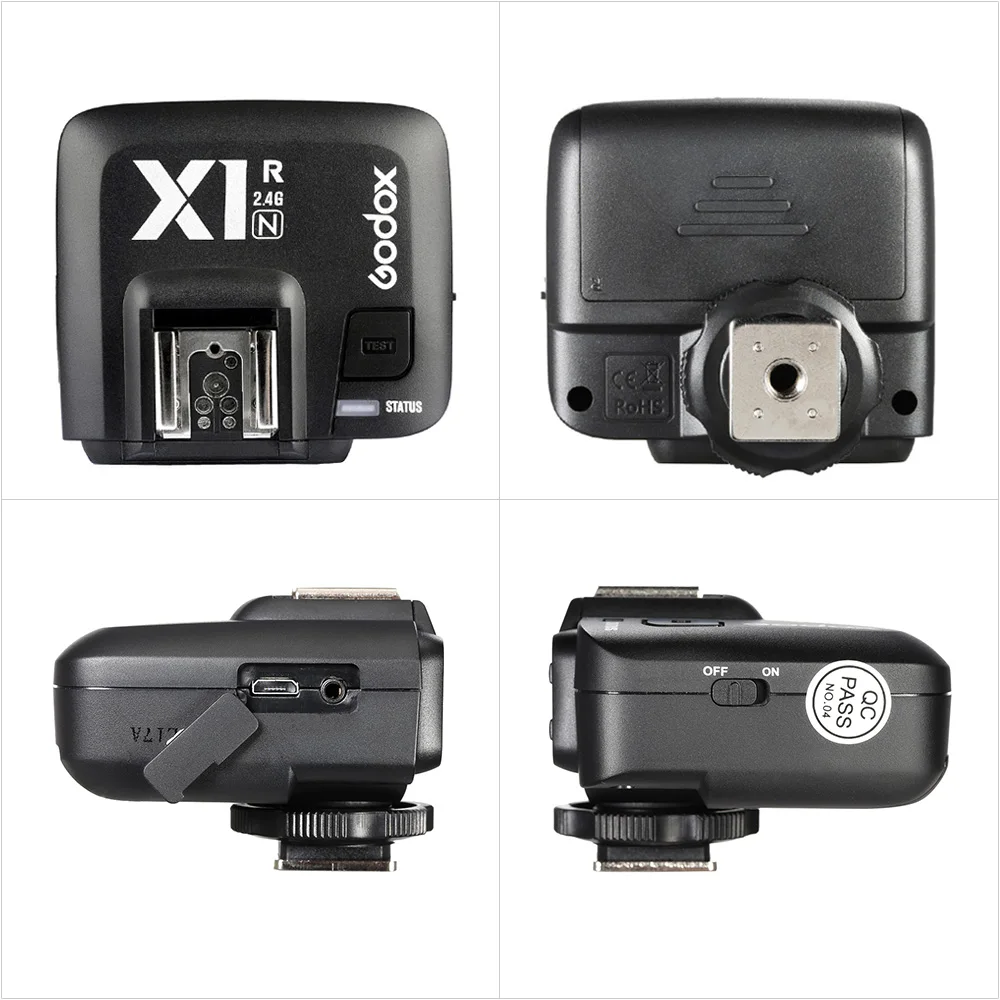 Godox X1R-N ttl 2,4G беспроводной приемник Flash Trigger 32 канала для камеры Nikon DSLR для X1N Trigger X1-N X2T V1 V860II TT685