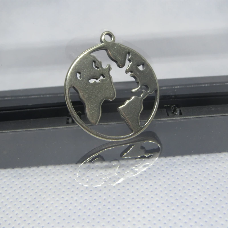 Solid  Pure Titanium Cross Star Chain Necklace Pendant 4