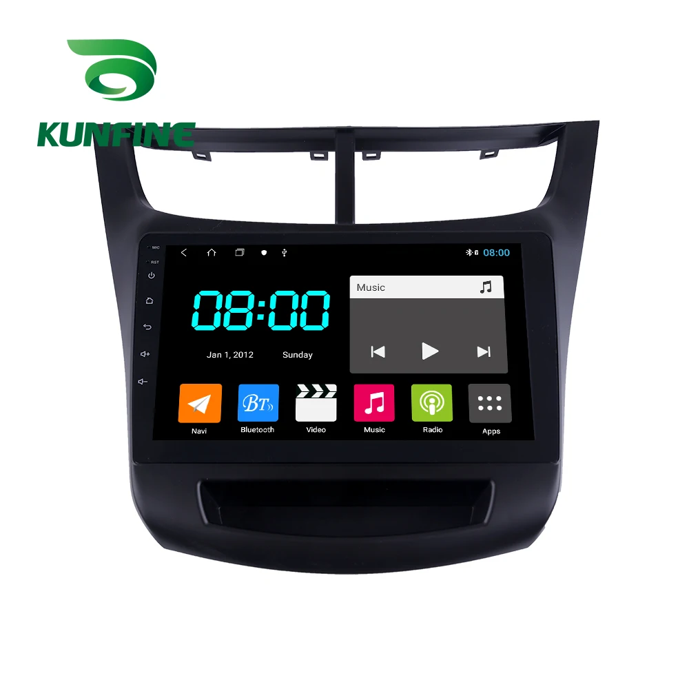  Octa Core 1024*600 Android 8.1 Car DVD GPS Navigation Player Deckless Car Stereo for Chevrolet SAIL