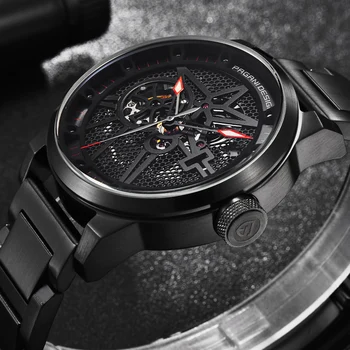 

2020 New PAGANI DESIGN Fashion Men Watch Automatic Mechanical Stainless Steel Wristwatches Business Clock dropshipping