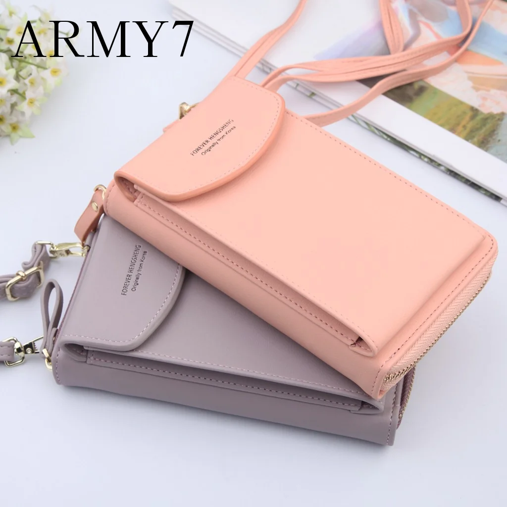 

Small Change Coin Purse Card Holder Women Mobile Phone Bag Buckle Shoulder Pink Mini Handbag Large Capacity Wallet For Cute Girl