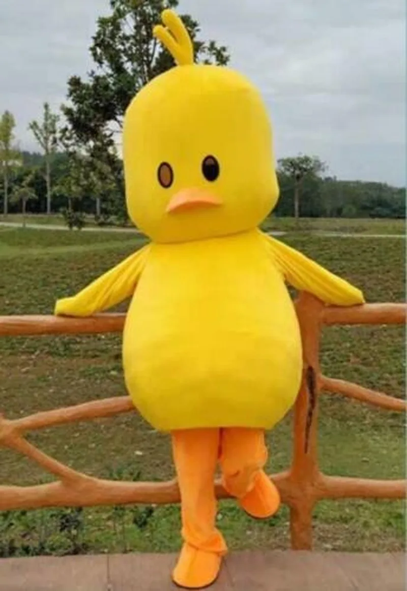 Костюм-талисман унисекс с изображением большой желтой утки 2019 | Тематическая