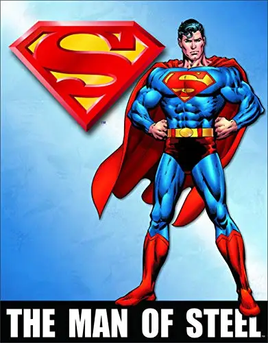 Безнадежное предприятие Супермен Ретро жестяной знак, 12," W x 16" H - Цвет: Man Of Steel