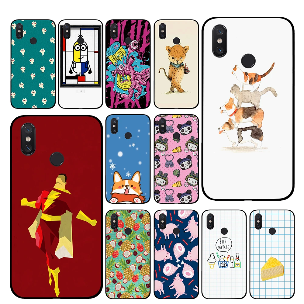 

sandwich For Xiaomi Redmi GO 4 5 6 7 Pro 4A 4X 5A 5Plus 6A cases cover