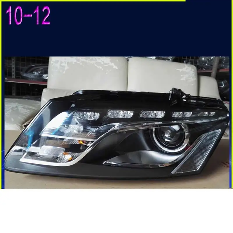 Лампа наружная Neblineros Para Стайлинг Drl запчасти аксессуары Авто светодиодные фары автомобиля фары в сборе 09 10 11 12 для Audi Q5
