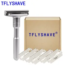 TFLYSHAVE Men Double Classic Razor Edge Adjustable Razor Shaver Smooth to Aggressive 1-6 Lime Hair Removal Razor with 5 Blades Shaving TFLYSHAVE Men Double Classic Razor Edge Adjustable Razor Shaver Smooth to Aggressive 1-6 Lime Hair Removal Razor with 5 Blades Shaving