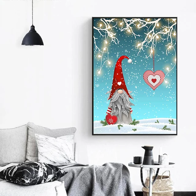 Kit Gnome 5D DIY Valentine Diamond Art Set Gift Home Decoration Embroidery  Cross Stitch Kit Painting Mosaic DIY - AliExpress