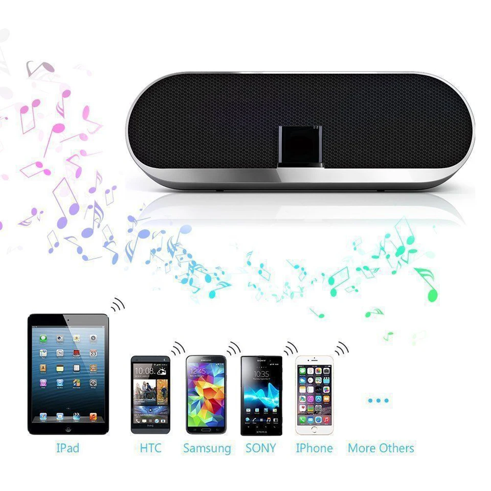 Bluetooth V4.1 A2DP/HFP/AVRCP SPP музыкальный приемник адаптер для iPod для iPhone 30-контактный док-станция для Динамик