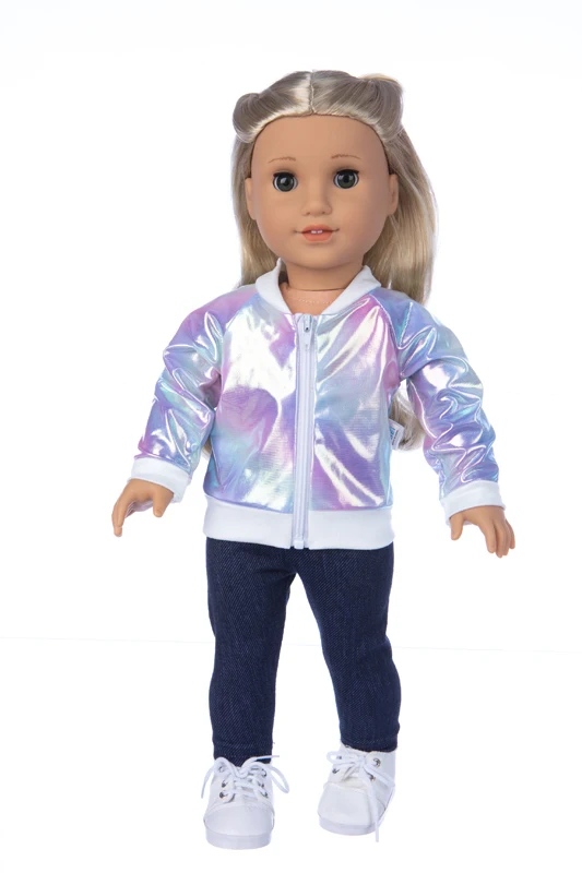 Mix match fashionable suit doll clothes barbie doll clothes Fit for American Girl Doll Clothes 18-inch Doll Christmas Girl Gift(only sell clothes)