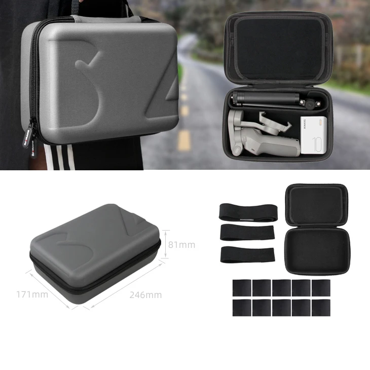 

DIY Portable Handheld Gimbal Accessories Storage Case Bag for DJI Mobile 3 Cellphone Handheld Gimbal Tripod Accessories