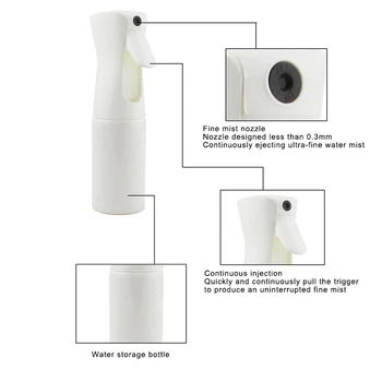 

Newly 1 Pcs Water Spray Bottle 160ML Hair Beauty Hairdressing Fine Mist DIY Salon Barber Tools CLA88