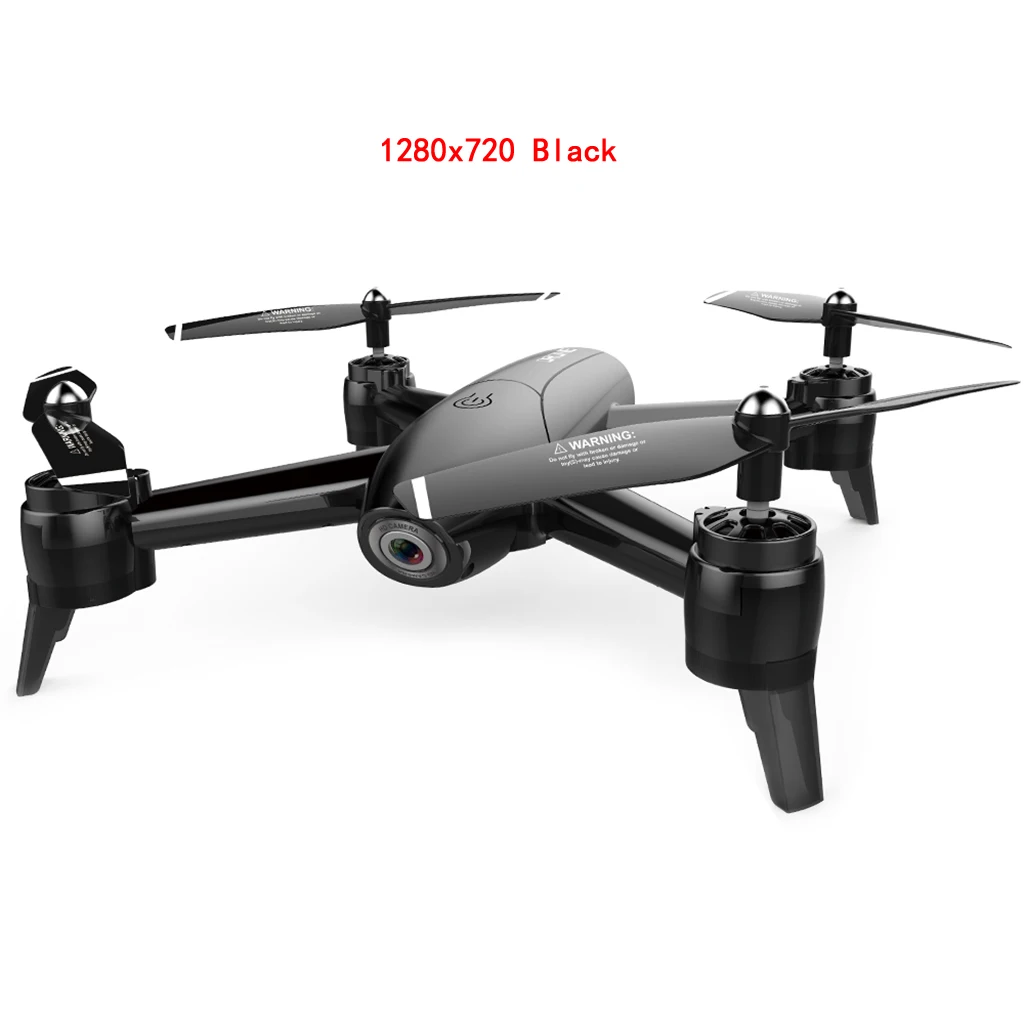 SG106 RC Дрон оптический поток 1080P 720P двойная камера в реальном времени антенна видео RC Квадрокоптер позиционирование самолета RTF детские игрушки Y51E - Цвет: 1280x720 Black