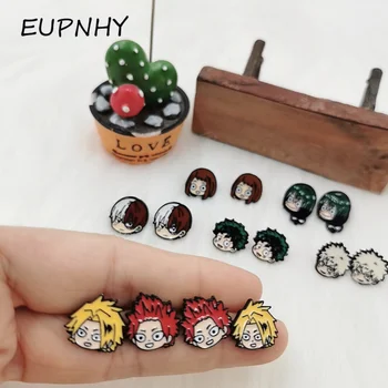 

EUPNHY 2Pcs Anime My Hero Academia Pierce Stud Earrings for Women Girls Boku No Hero Academia Hypoallergenic Earrings