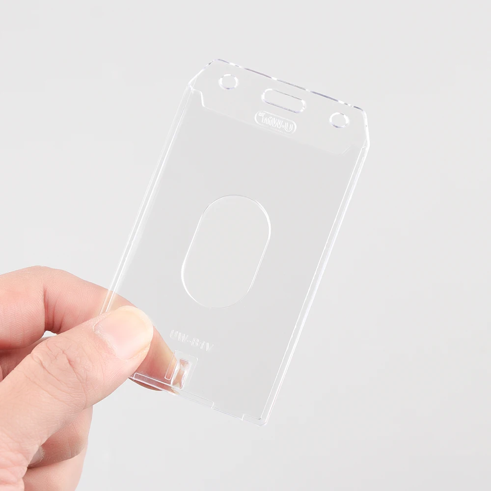1 ПК прозрачный многофункциональный держатель для рабочих карт жесткий пластиковый значок для работы ID карты рукав защитный чехол ID Бизнес чехол