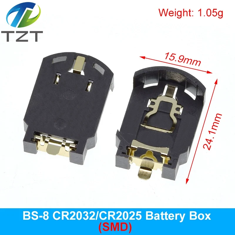 TZT CR2032 CR2025 CR1220 Knopfzellenbatterie Sockel Halter Fall Abdeckung mit EIN-AUS-Schalter 3V 6V Batterie Aufbewahrungsbox – Detail 22