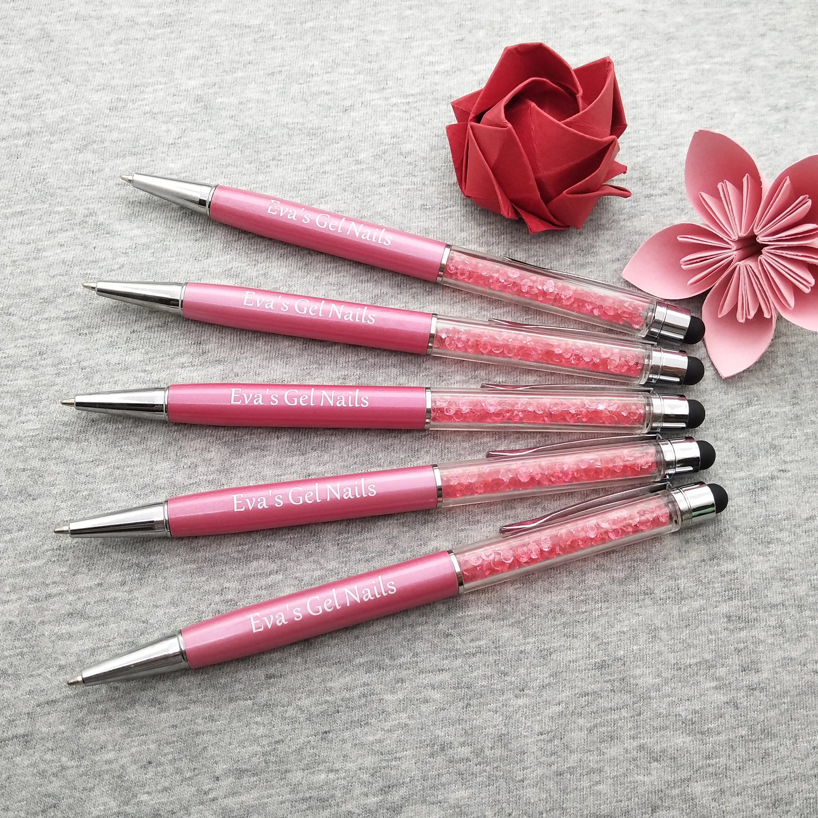 

HOT Stylus! 10pcs/lot Capacitive Screen Touch Pen 2in1 Stylus Ballpoint Pen for smart phone Pad custom free with your logo text