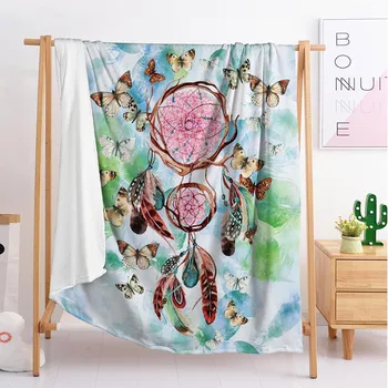 

2020 new dream catcher export Throw Blanket flannel blanket blanket cover blanket single double bedding men and women bedding