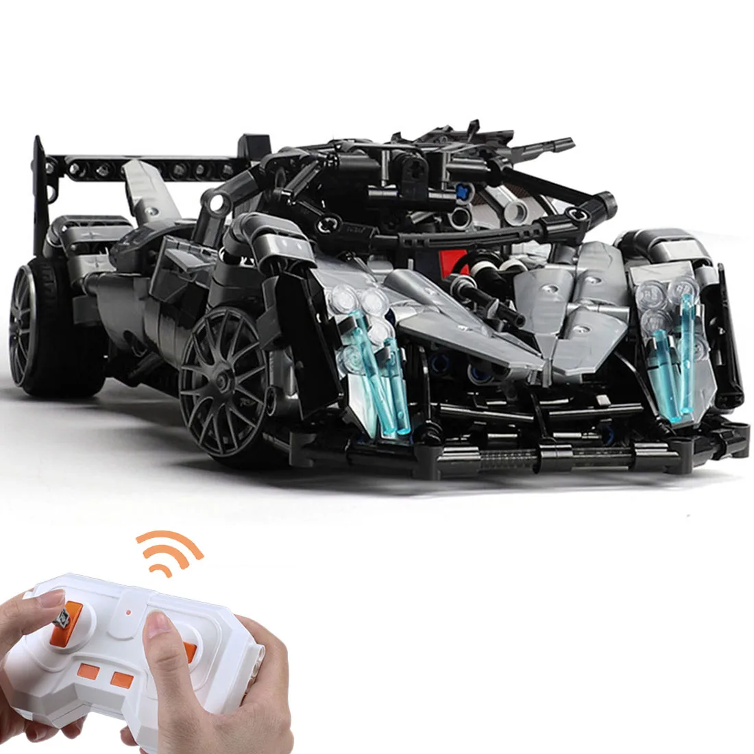 990Pcs MOC RC City Racing Car Vehicle Building Block Model DIY Construction Age8+ Kids Birthday Gift Electronic Blocks | Игрушки и хобби