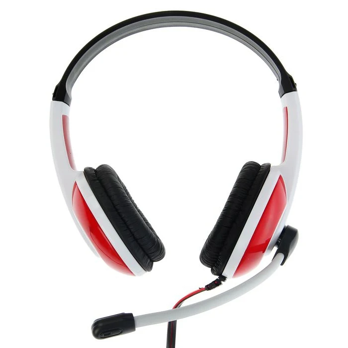 Headphones Defender Warhead G 120 gaming full size microphone 3 5mm 2 m black red 2483705