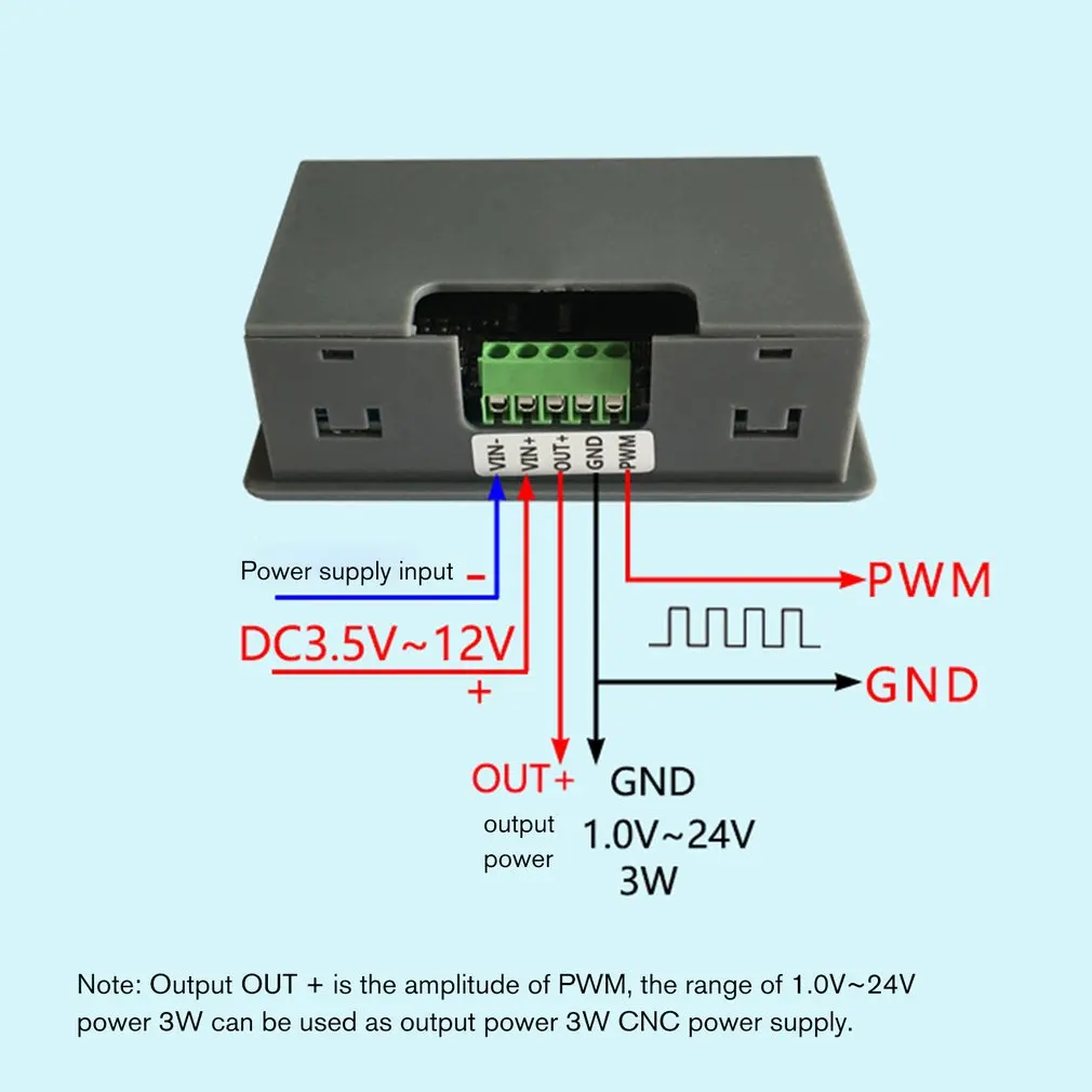 XY-APWM Full-function PWM Pulse Frequency Duty Cycle Adjustable Module Square Wave Rectangular Wave Signal Generator