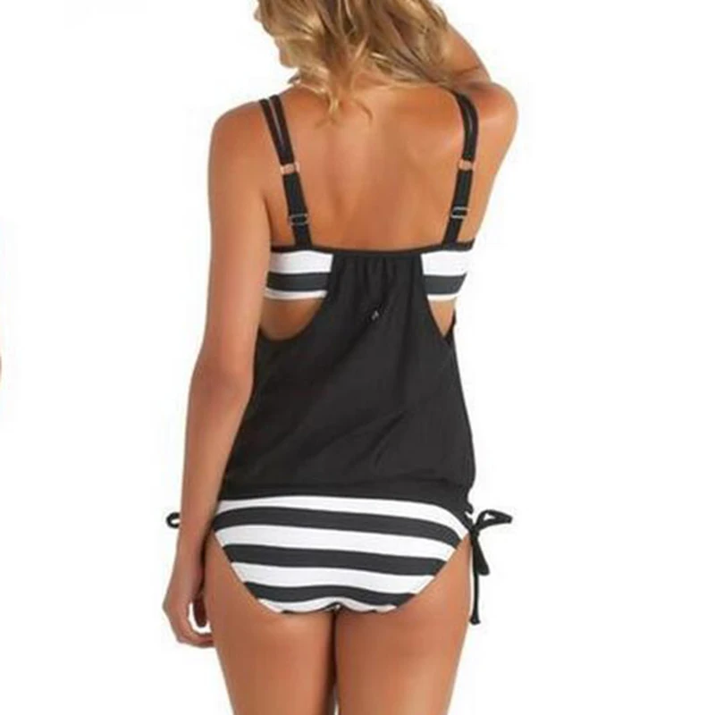 Two Piece Suits Tankini Push Up Swimwear Brazilian Women Swimsuit Sexy Halter Top Bathing Suit Vintage Swimming Suits